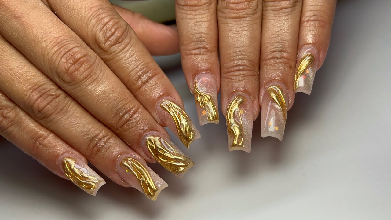 COMO HACER UÑAS CON RELIEVE TENDENCIA 2023 UÑA KOREANA 🇰🇷💅 | ANDRESMEZANAILS | INSPONAILS2023.