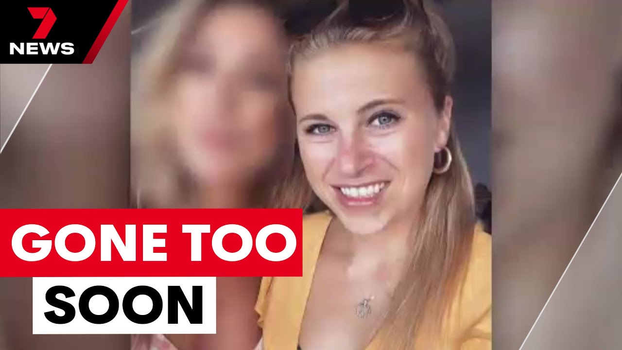 A woman has died after running through a glass door | 7NEWS