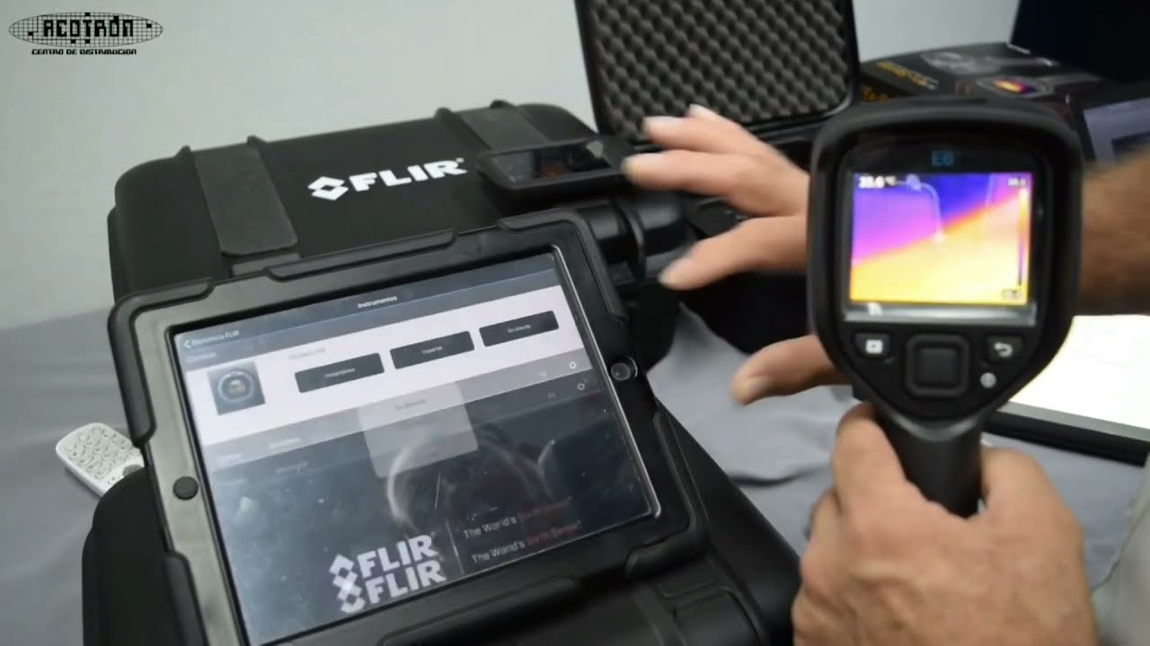 FLIR - Cámara termográfica E4/5/6/8XT y uso de software THERMAL STUDIO