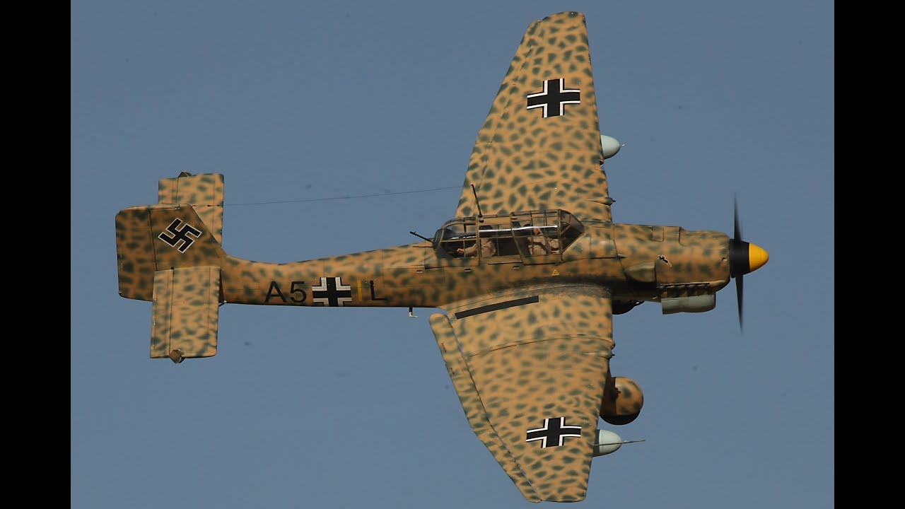 Stuka Ju87 R-2/trop RC model 1:5,5 scaled