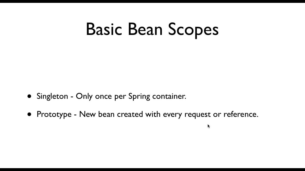 Spring Tutorial 11   Understanding Bean Scopes