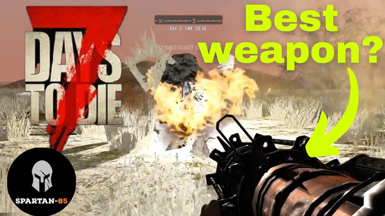 Лучшее оружие в 7 Days to Die — консольная версия — Xbox PlayStation (протестировано лучшее дальн...
