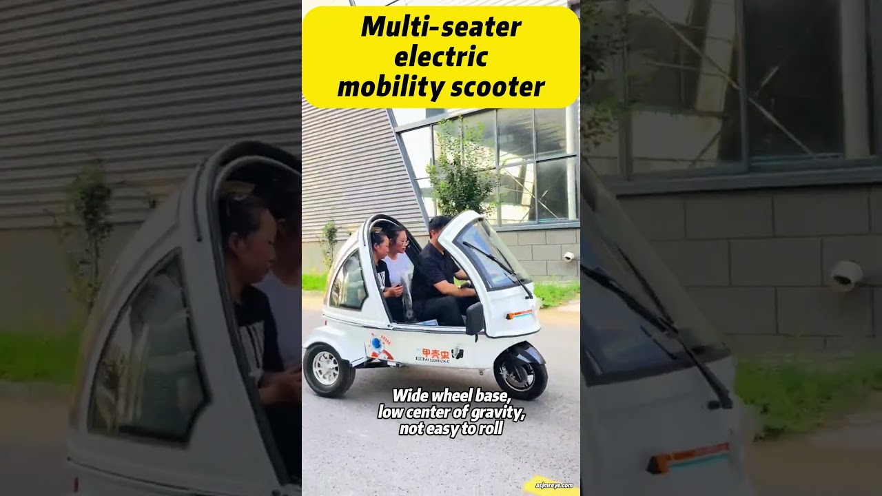 Multi-seater electric mobility scooter. #mobilityscooter #scooter #mobility