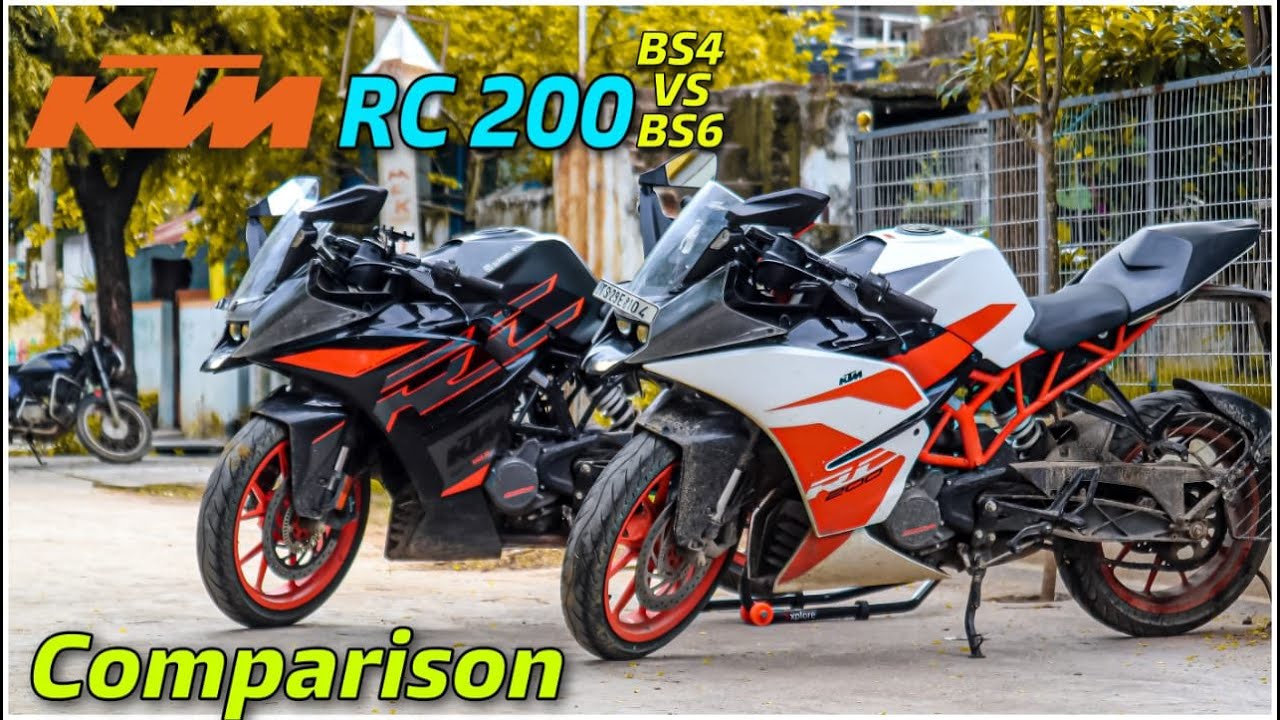 KTM RC 200  bs4 VS bs6 Comparison & difference  | తెలుగు లో | AR7
