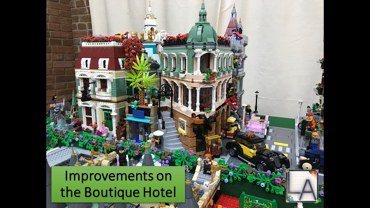 Improvements on Official LEGO Set 10297 - Boutique Hotel