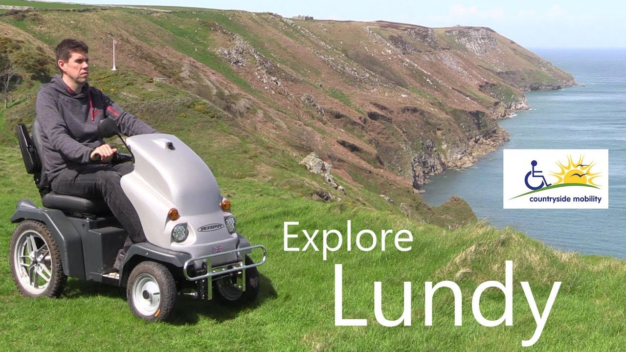 Explore Lundy by Tramper all-terrain scooter