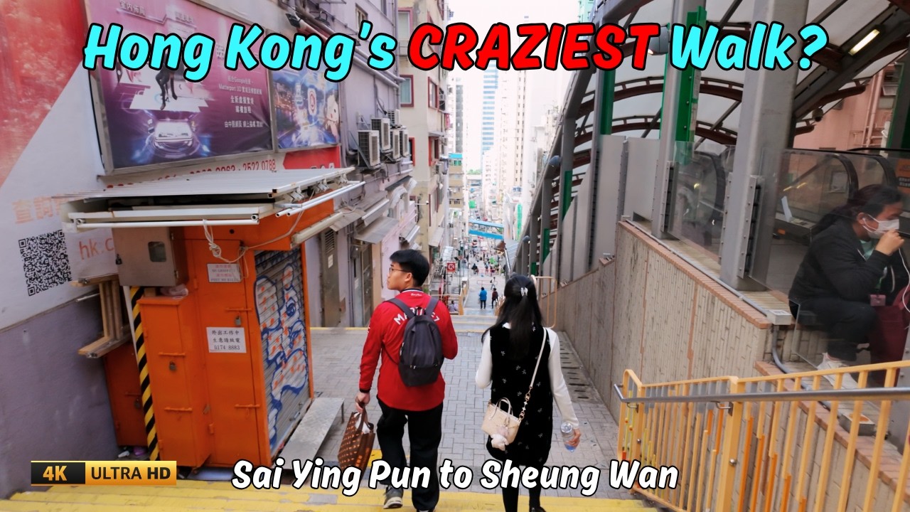 Is This the CRAZIEST Steep Walk in Hong Kong?