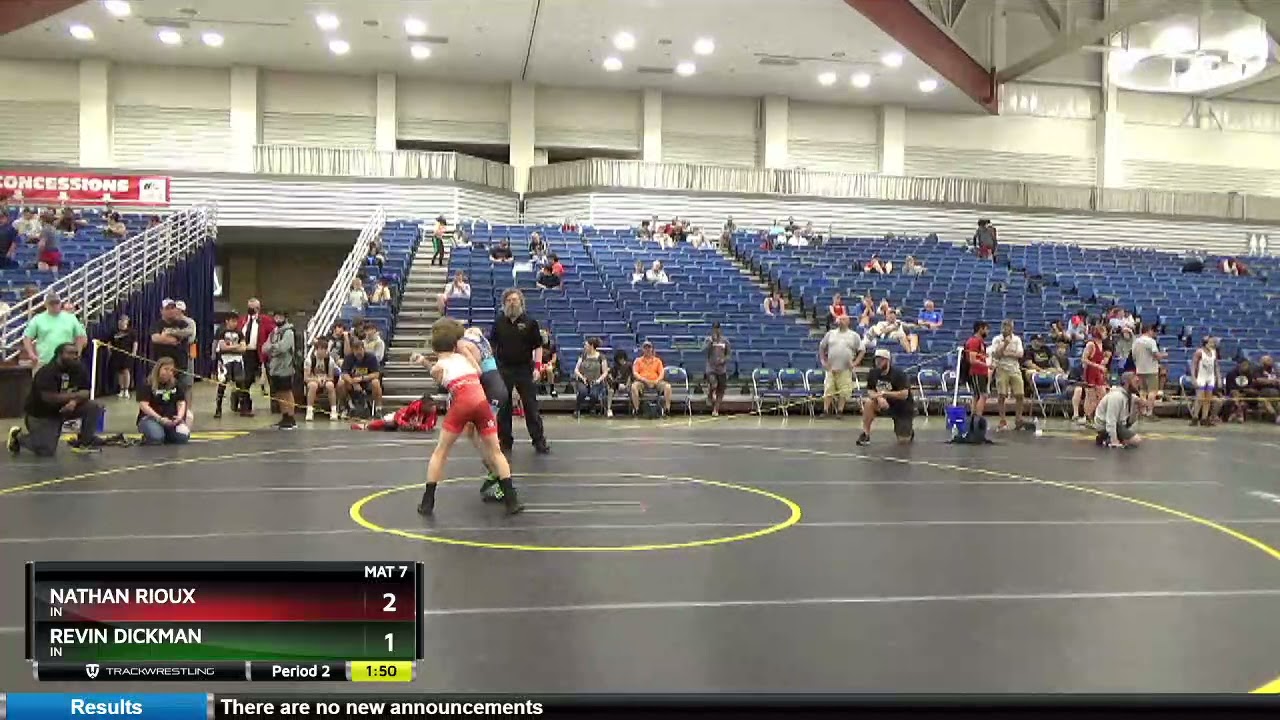 16U Boys 88 Nathan Rioux IN Vs Revin Dickman IN