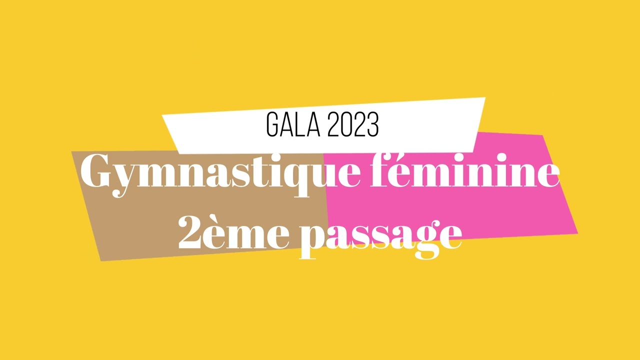 Gym 2ème passage GALA 2023