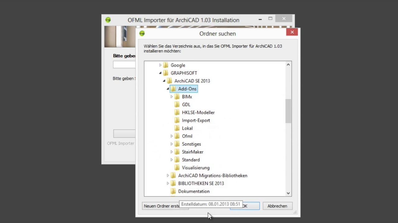 OFML Import für ARCHICAD