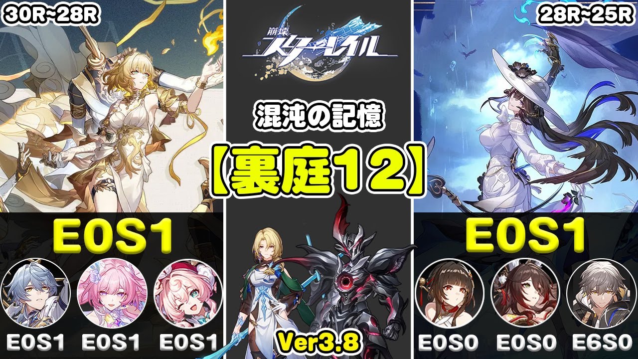 【裏庭12】アグライア無凸餅＆ダリア無凸サフェル餅【崩壊：スターレイル】【Honkai star rail】