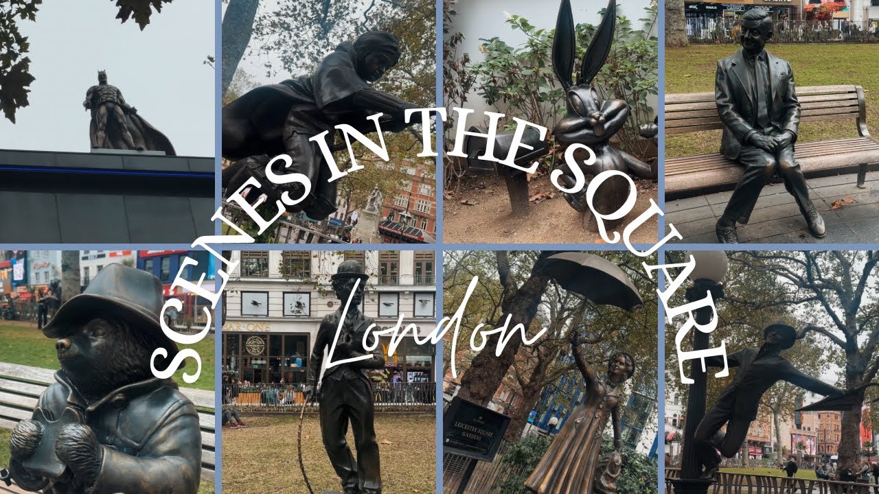 Scenes in the Square | Leicester Square Film Statues