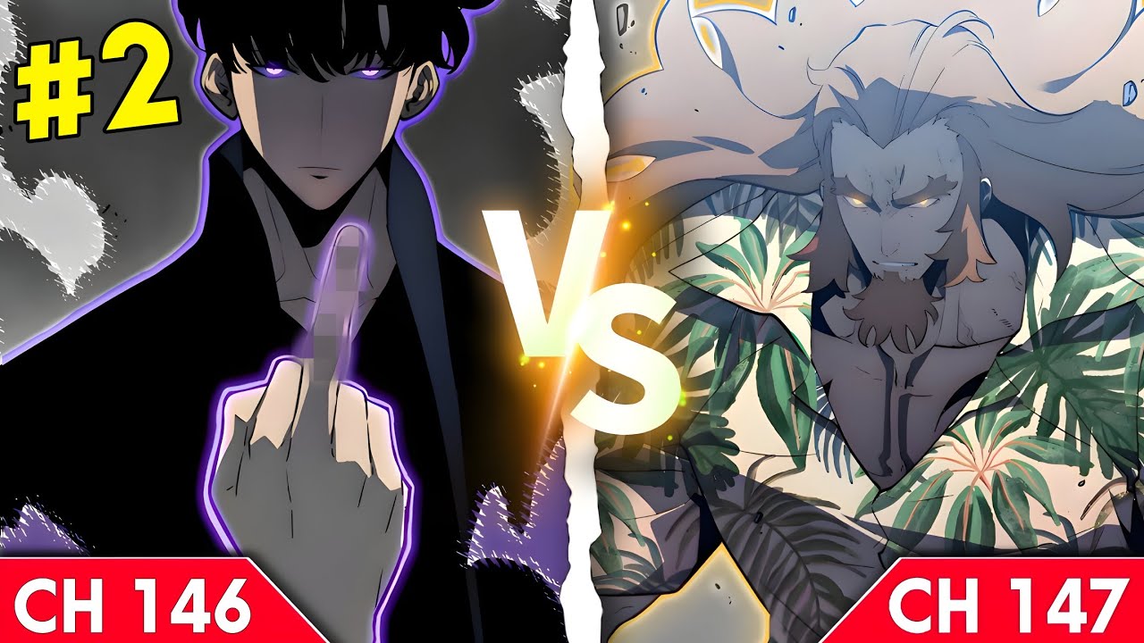Sung Jinwoo vs Thomas Andre | International Guild Arc | Solo leveling CH 146 - 147