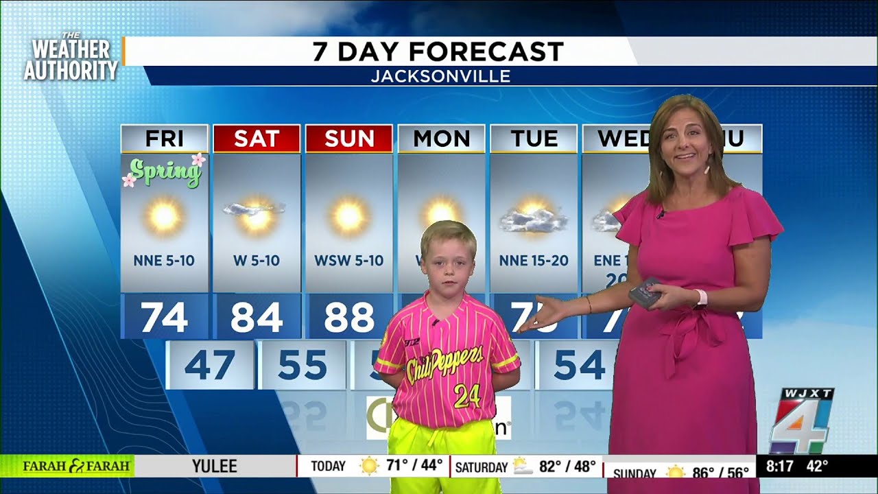 Asher Heiman hits the weather forecast out of the park!