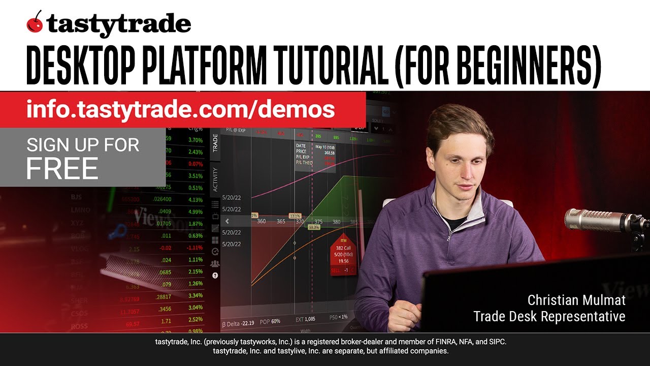tastytrade's Desktop Platform Tutorial (For Beginners) | July 2023