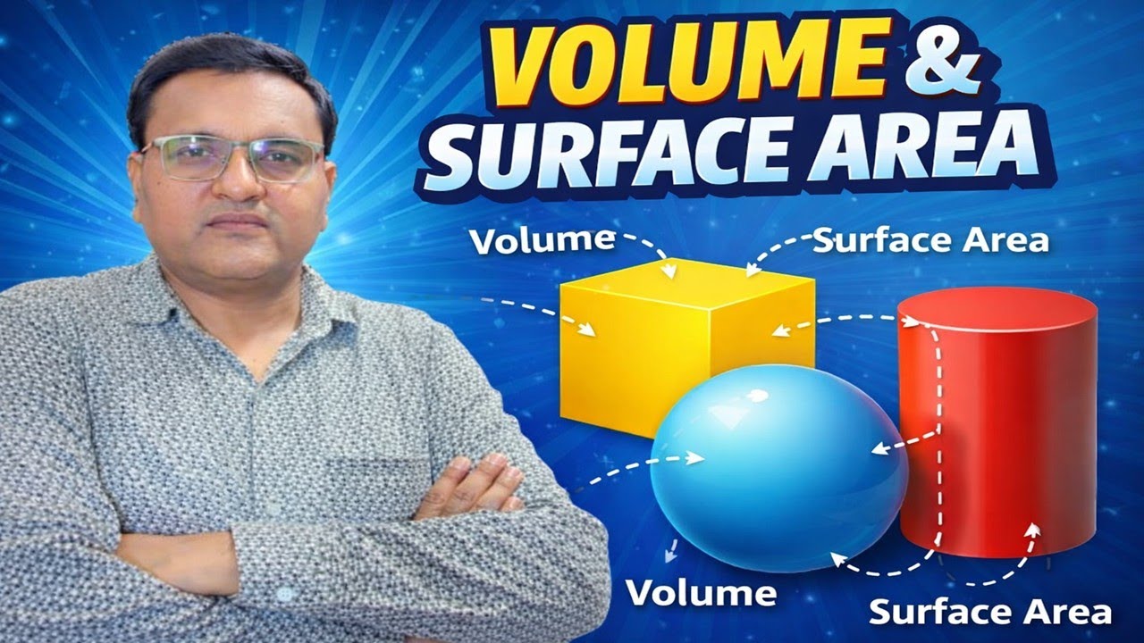 Surface Area And Volume 🤗|| Mensuration 3D || Remember Formulas for lifetime || BY SP SAINI SIR
