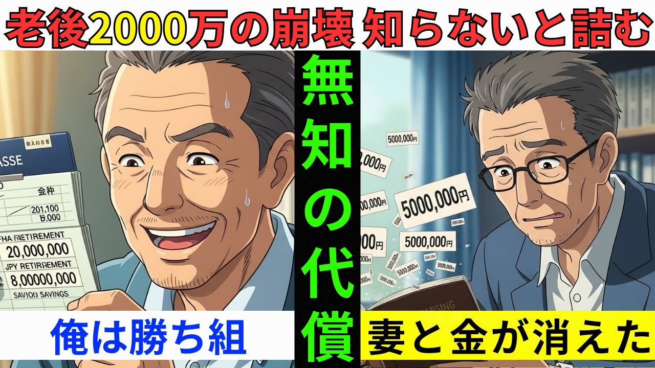 【漫画】「2000万あるから安泰」と妻を捨てた男の末路…熟年離婚と介護で全てを失った理由【老後破産】