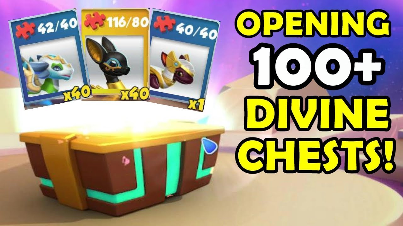Opening 100+ DIVINE CHESTS! NEW DRAGONS, VIP Tickets + More! - DML #1230