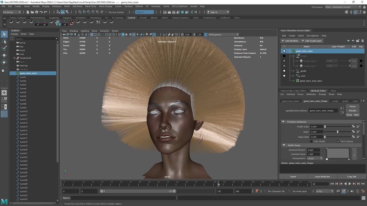 Xgen Interactive Groom