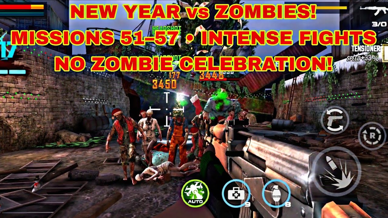 Dead Target – Missions 51–57 | New Year Zombie Battles & Intense Fights
