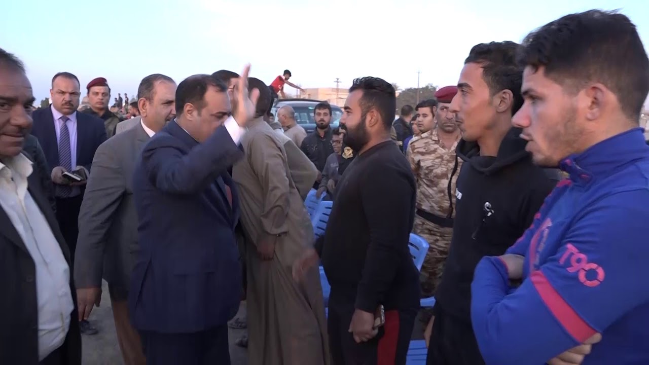 نهائي كرة القدم بين خان ضاري والمستقبل بحضور النائب طلال خضير الزوبعي رئيس لجنة النزاهة البرلمانية