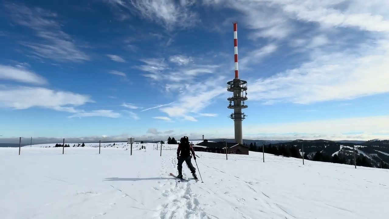Top of Germany  feldburg #trending #travel #travelblog #viral #winter #youtube 