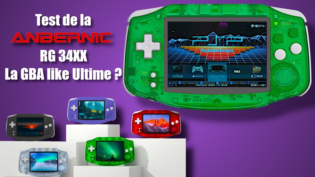Test de la Anbernic RG 34XX : La GBA Like Ultime? 🎮