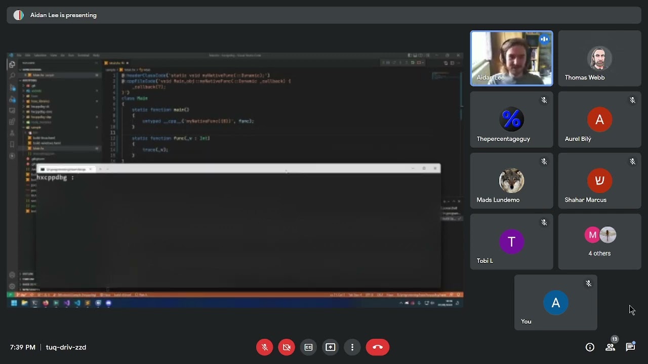 HaxeHybrid 2022 - Aidan Lee on Debugging hxcpp