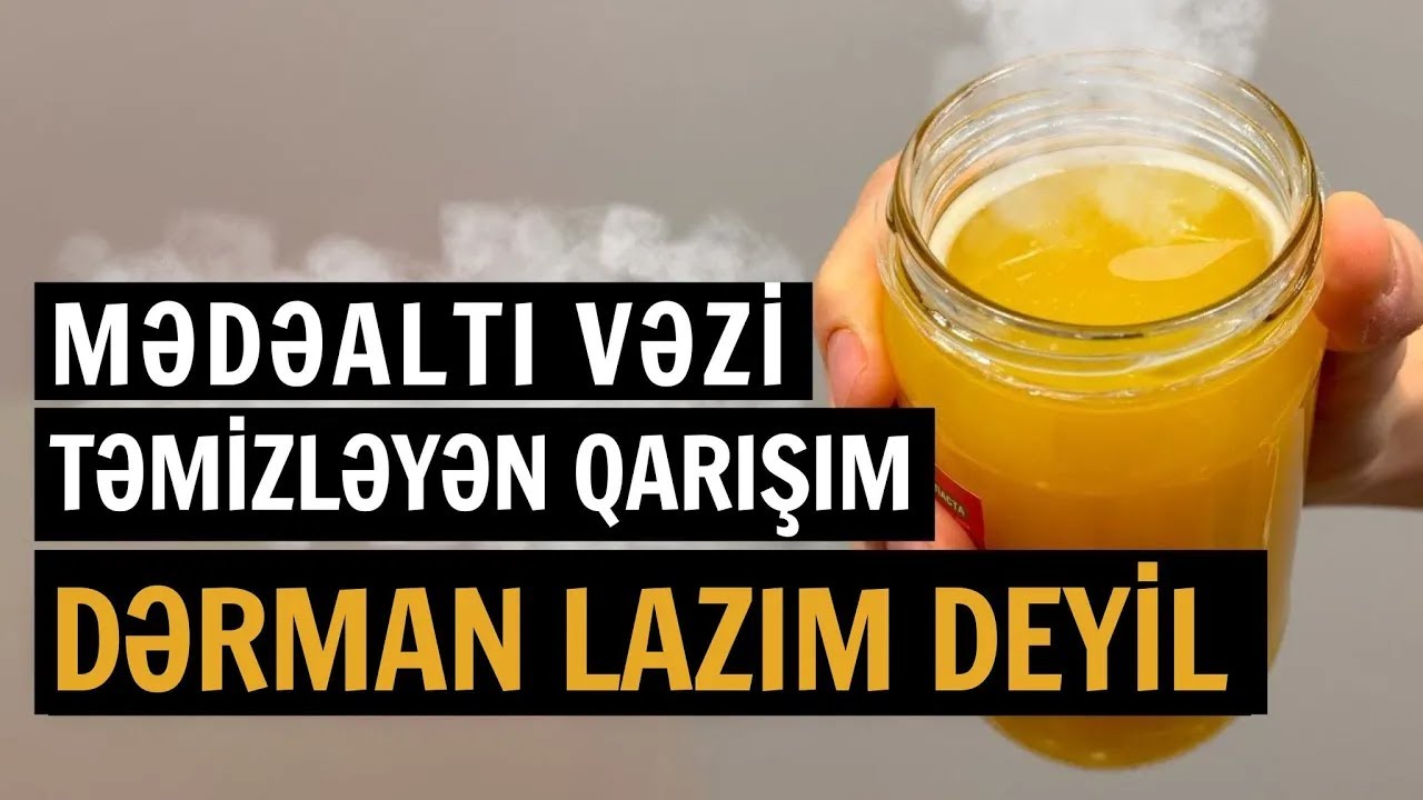 Mədəaltı Vəzin Təbii M&uuml;alicəsi - Təmizləyir və CAVANLAŞDIRIR
