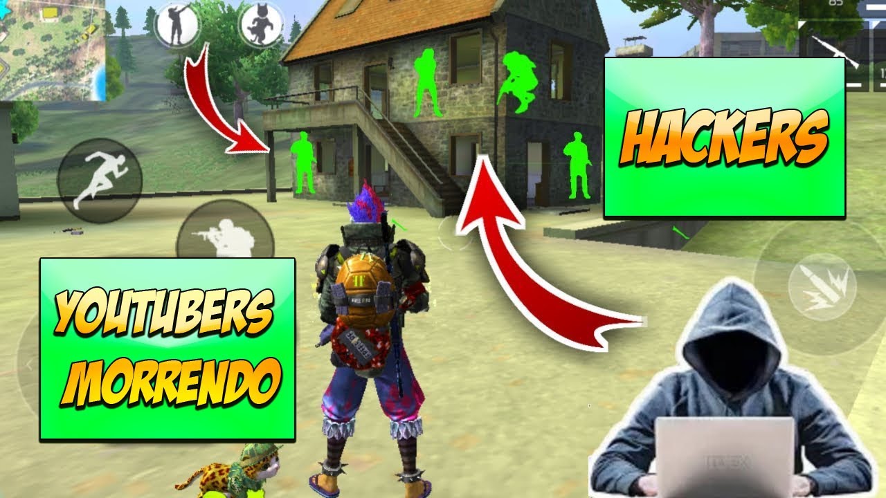 YOUTUBERS MORRENDO PARA HACKERS NO FREE FIRE!