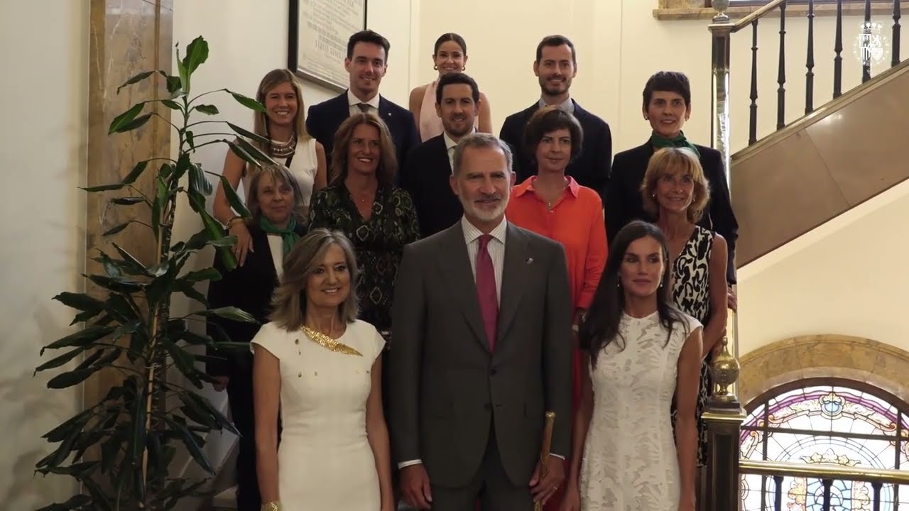 SS.MM. los Reyes presiden el acto del VI Centenario del Privilegio de la Unión en Pamplona.
