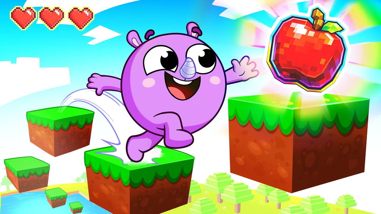 Eat Fruits! Yes Yes! 🍉 Minecraft Challenge | Kids Song and Nursery Rhymes by Baby Zoo Karaoke