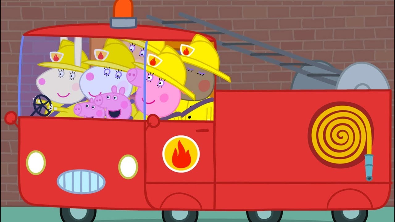 Peppa Pig ☀️ Yeni b&ouml;l&uuml;mler 🚒 Itfaiye aracı 🚒 &Ccedil;ocuklar i&ccedil;in &Ccedil;izgi Filmler