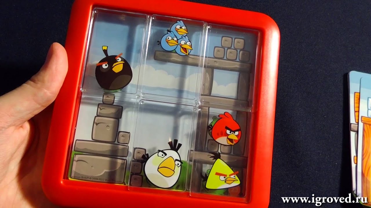 ANGRY BIRDS наверху и ANGRY BIRDS под конструкцией. Обзор настольной игры от Игроведа.