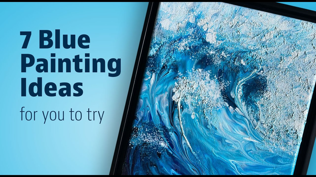 Ignite Your Creativity: 7 Brilliant Blue Dutch Pour Painting Ideas