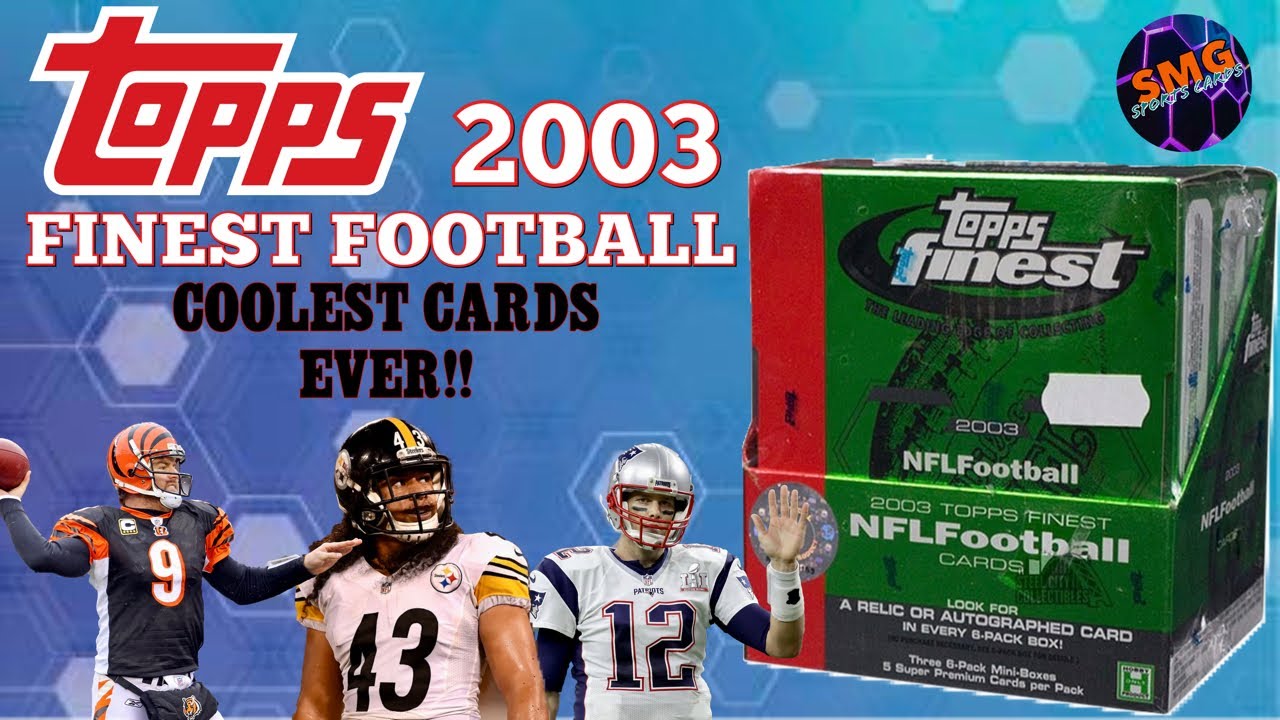 🔥 Best Football Cards Ever! 🔥 2003 Topps Finest Football Hobby Box - Giveaway Announcement!