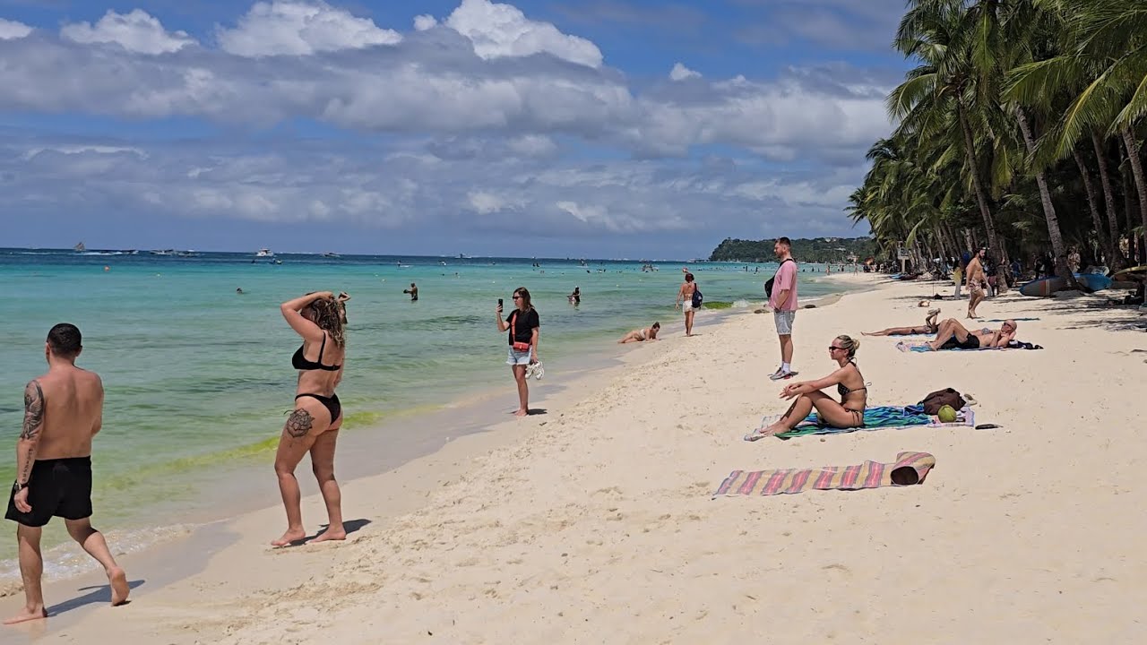 Boracay island on Sunday | March 8 2026 | Beach Walking Tour #boracay #philippines #travel 