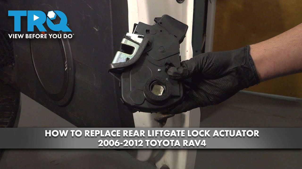 How to Replace Rear Liftgate Lock Actuator 2006-2012 Toyota RAV4