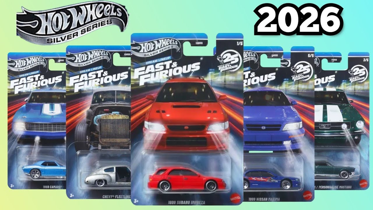 Hot Wheels 2026 Fast and Furious Dream Lineup