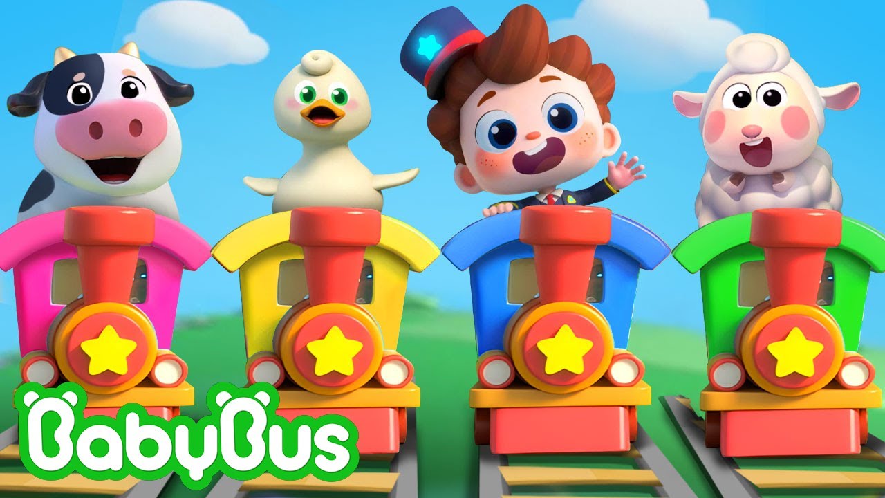 O Trenzinho Tchu-tchu | Canção dos Animais | Sons dos Animais | Sim! Neo | BabyBus Português