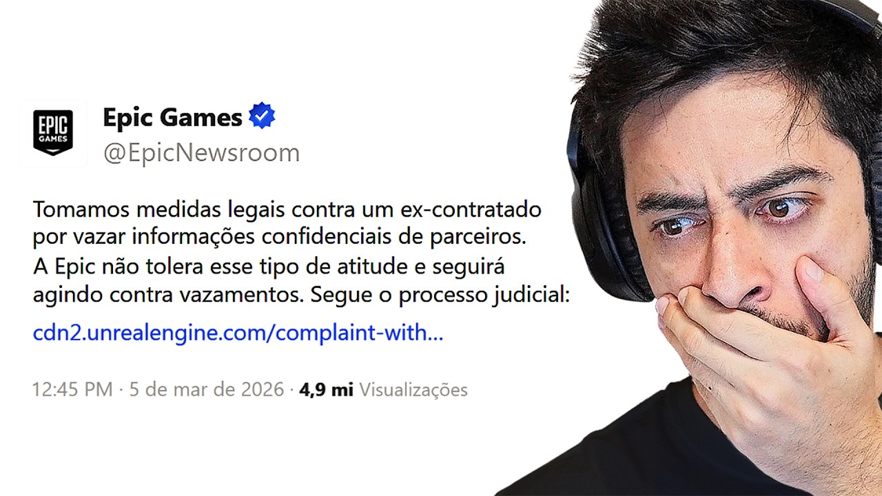 Epic Games processou o ex-funcionário!