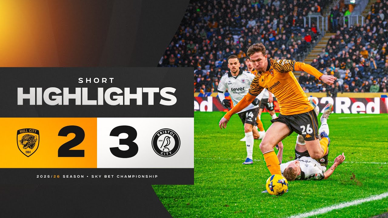 «Халл Сити» — «Бристоль Сити» 2:3 | Краткий обзор матча | Чемпионат Sky Bet