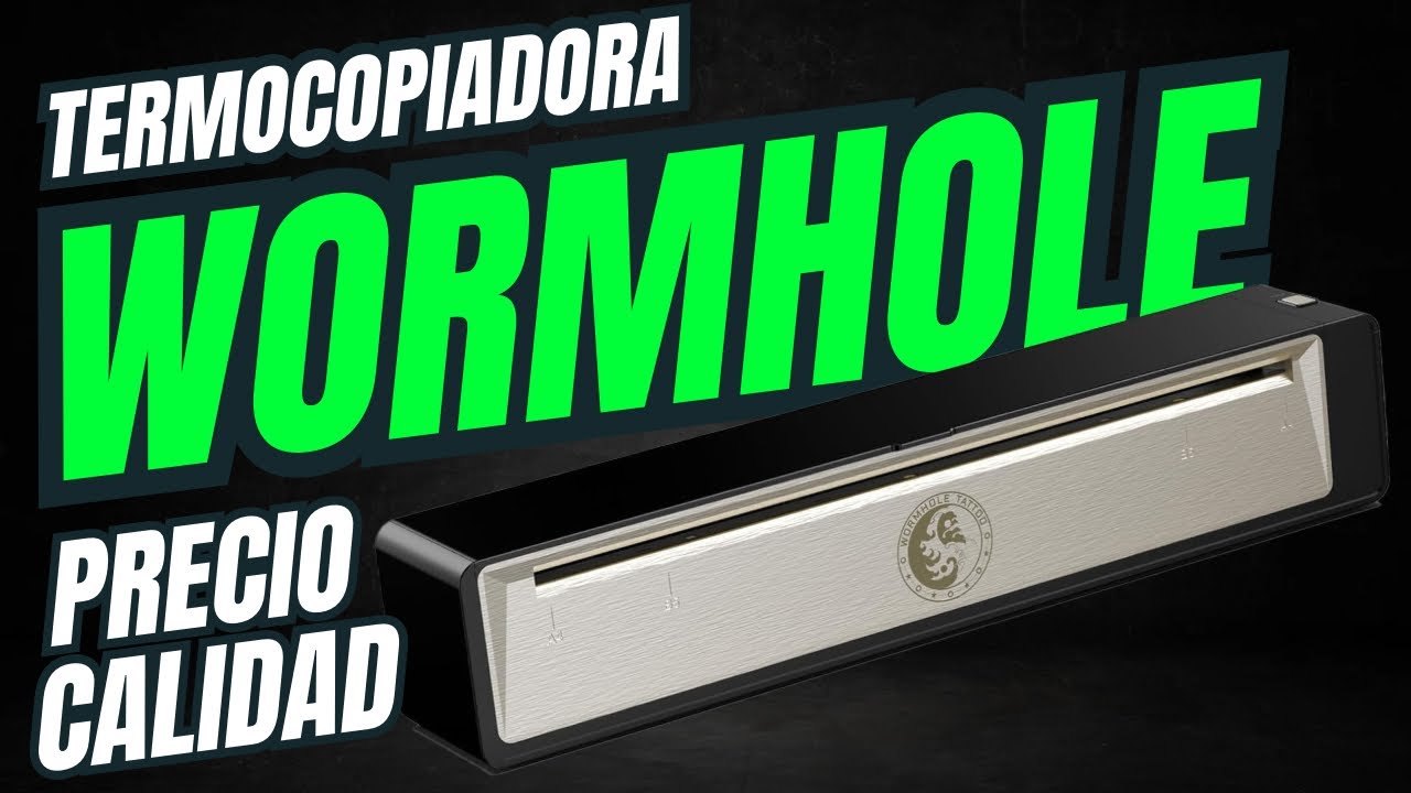 Es ésta LA MEJOR IMPRESORA PARA TU ESTUDIO DE TATUAJES!? WORMHOLE PRINTER - MEJOR que Phomemo M08F?