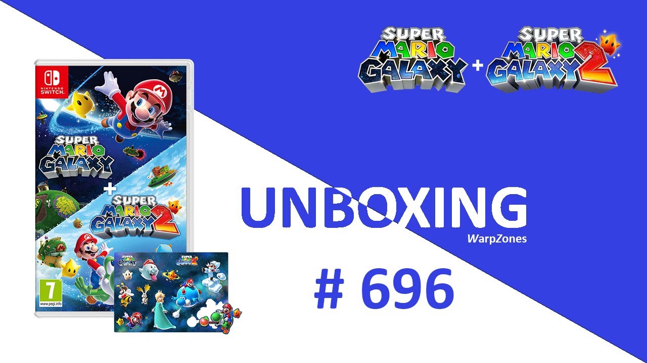 Unboxing / Déballage # 696 Super Mario Galaxy + Super Mario Galaxy 2 + Aimants [NSW] (Fnac)