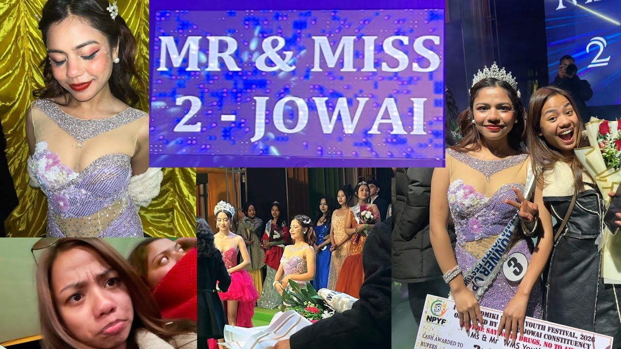 Mr & Miss 2-jowai❤️‍🔥ioh second runner up ka Kongmai😍