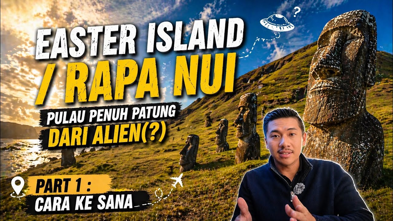 EPISODE 7: 🗿 RAPA NUI—EASTER ISLAND 🏝️ FINALLY! | GIMANA CARA KE SANA? || PART 1