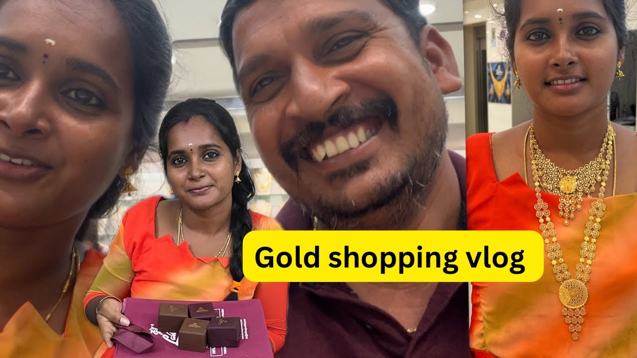 இந்த தீவாளிக்கு நாங்க வாங்கிய தங்கம் இதுதான் 😍diwali Gold shopping vlog 🥳 #durgagandhi