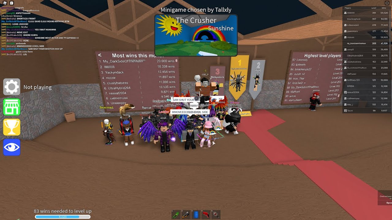 Roblox - Reaching 21k on Epic Minigames monthly leaderboard