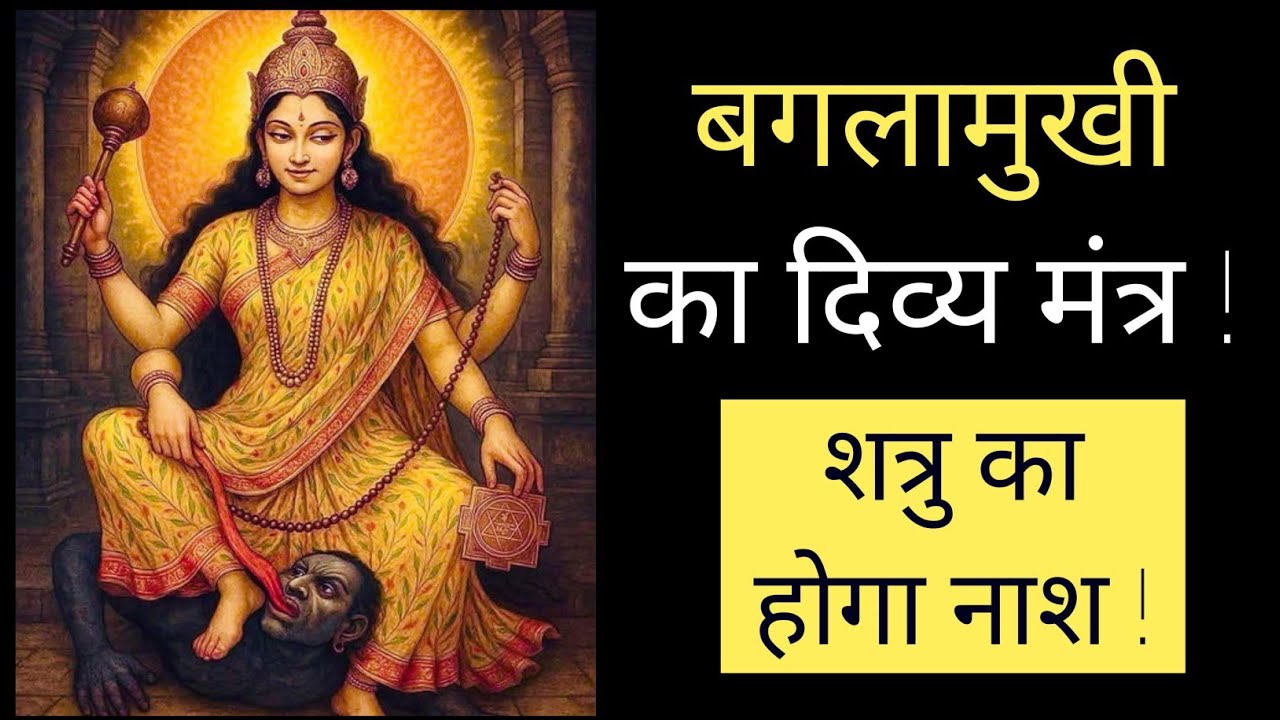 बगलामुखी माता का दिव्य मंत्र | जिससे सारे शत्रु होंगे भस्म | Shatru Nashak Mantra
