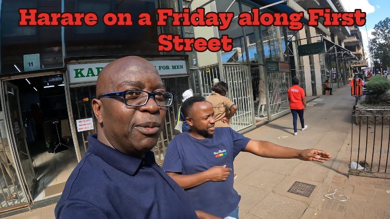 It's a Friday in Harare Zimbawe walking along the famous First Street #harare #zimbabwe #africa